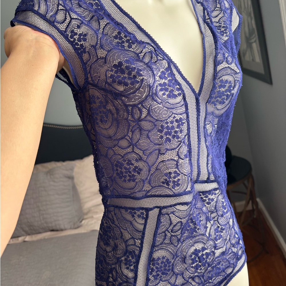 Eres Lace V-Neck Bodysuit